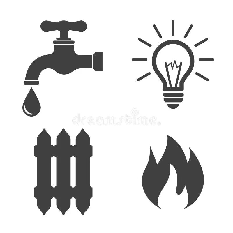 Тепло газ вода свет. ГАЗ вода электричество. Значки ГАЗ вода электричество. Значок газа. Значок ГАЗ вода свет.