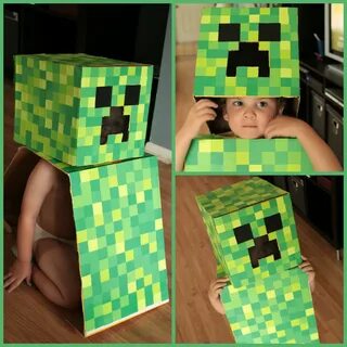 Minecraft Halloween Costume, Creeper Costume, Minecraft Costumes, Zombie Ha...