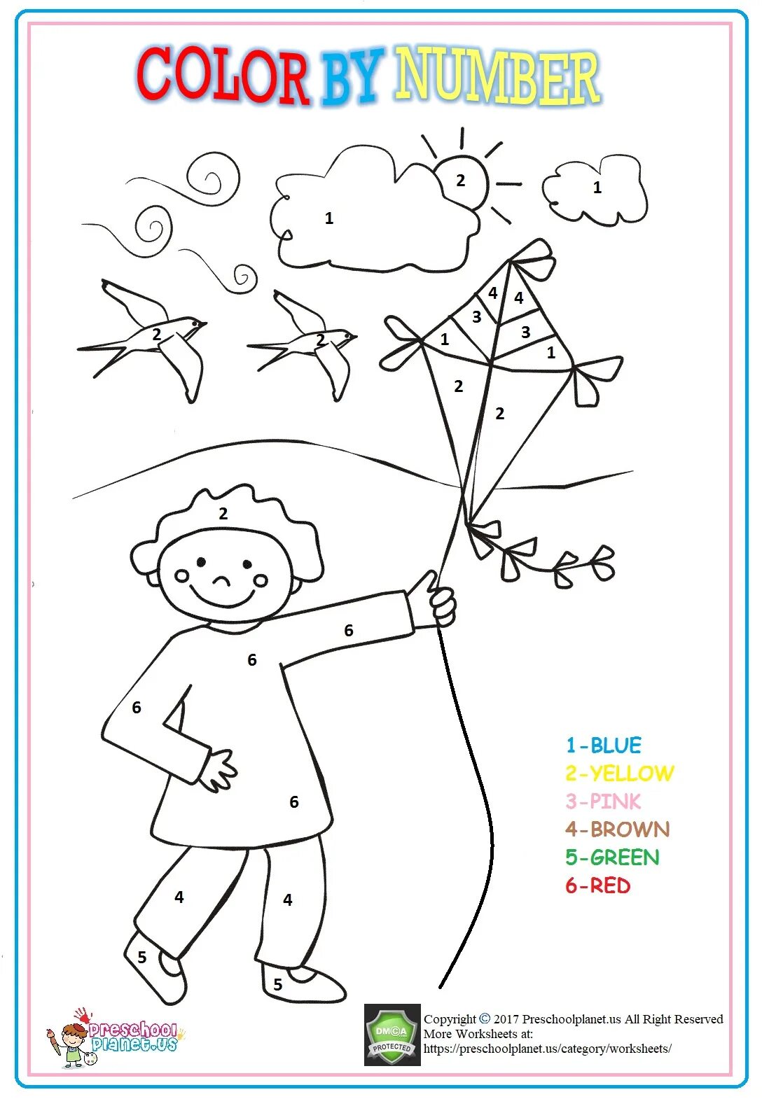 Spring worksheets for kids