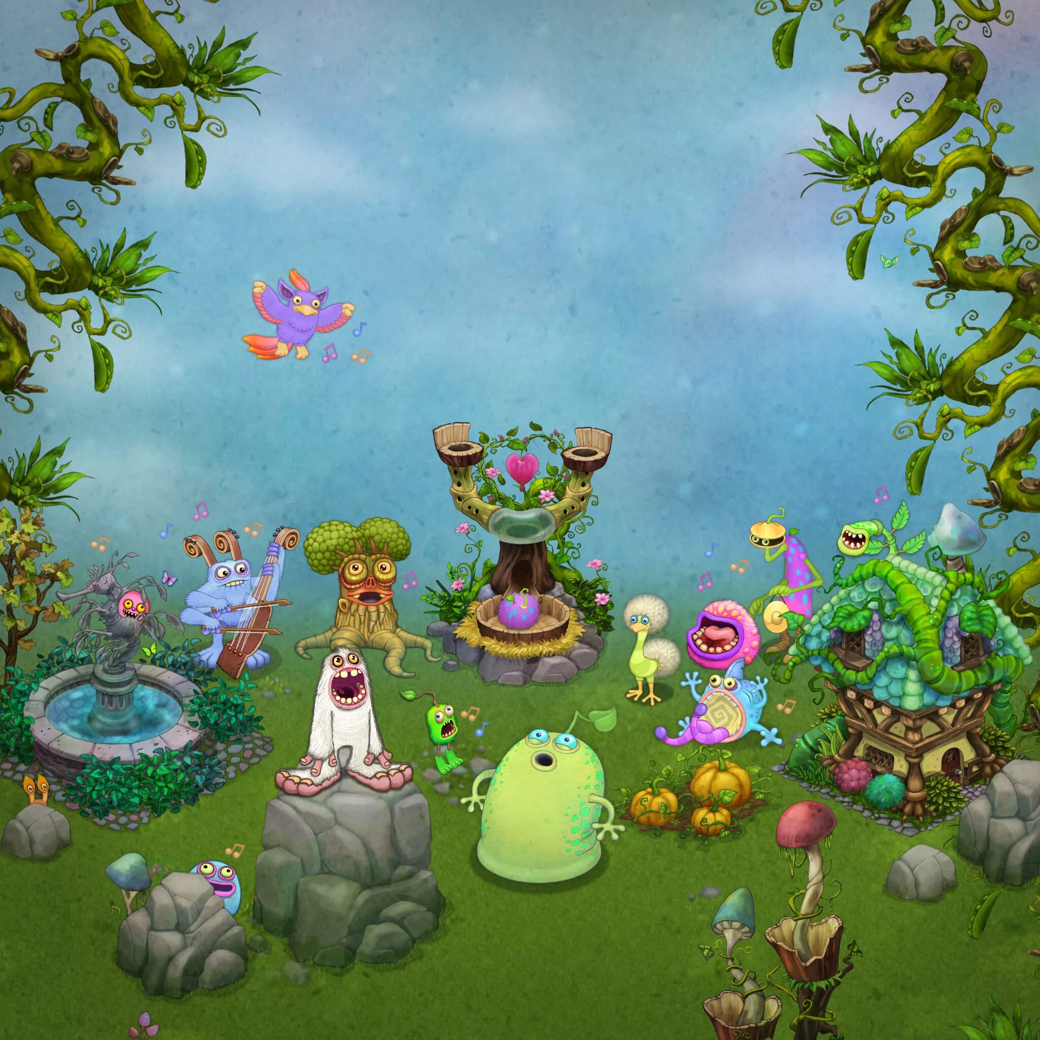 Сколько в игре my singing monsters. Игра my singing Monsters. Май сингинг Монстер. Монстры в игре my singing Monsters. Май сингинг Монстер монстры.