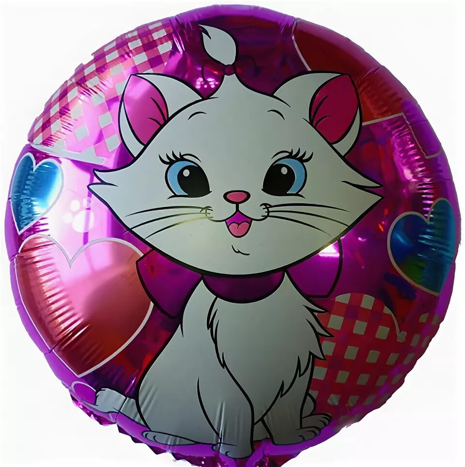 Шарик кошечка. Фольгированный шар кошка Мари. Шары с кошками. Воздушный шар кошечка. Шары с котенком.