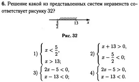 Решите систему неравенств огэ