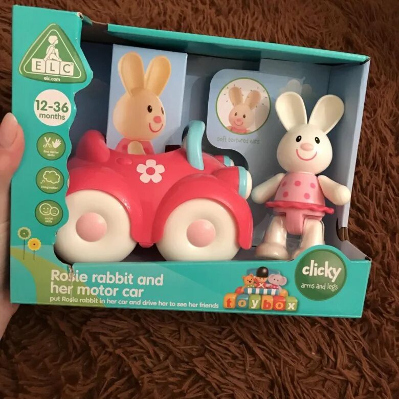 зайчик катается на машине. Toy box elc. Sylvanian families family seven seater. Elc toybox игрушка. каталка-игрушка plantoys bunny racer.
