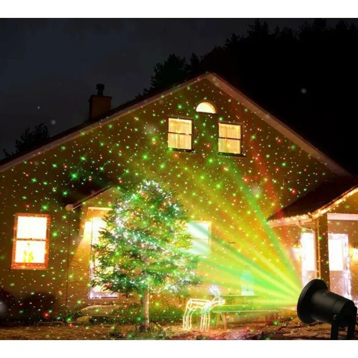 Купить новогодние уличные. Лазерный проектор Christmas Light. Уличный новогодний лазерный проектор Christmas Light, точки. Уличная лазерная подсветка. Прожектор уличный.