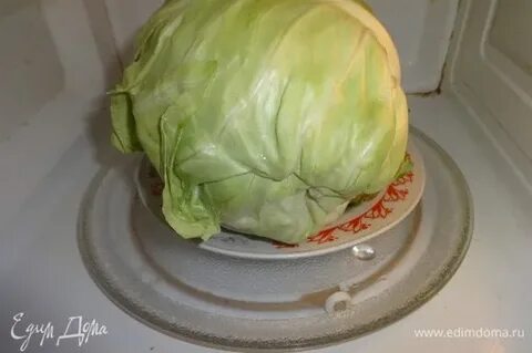 Капуста для голубцов в микроволновке