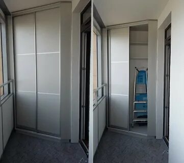 Шкафы на балконе фото