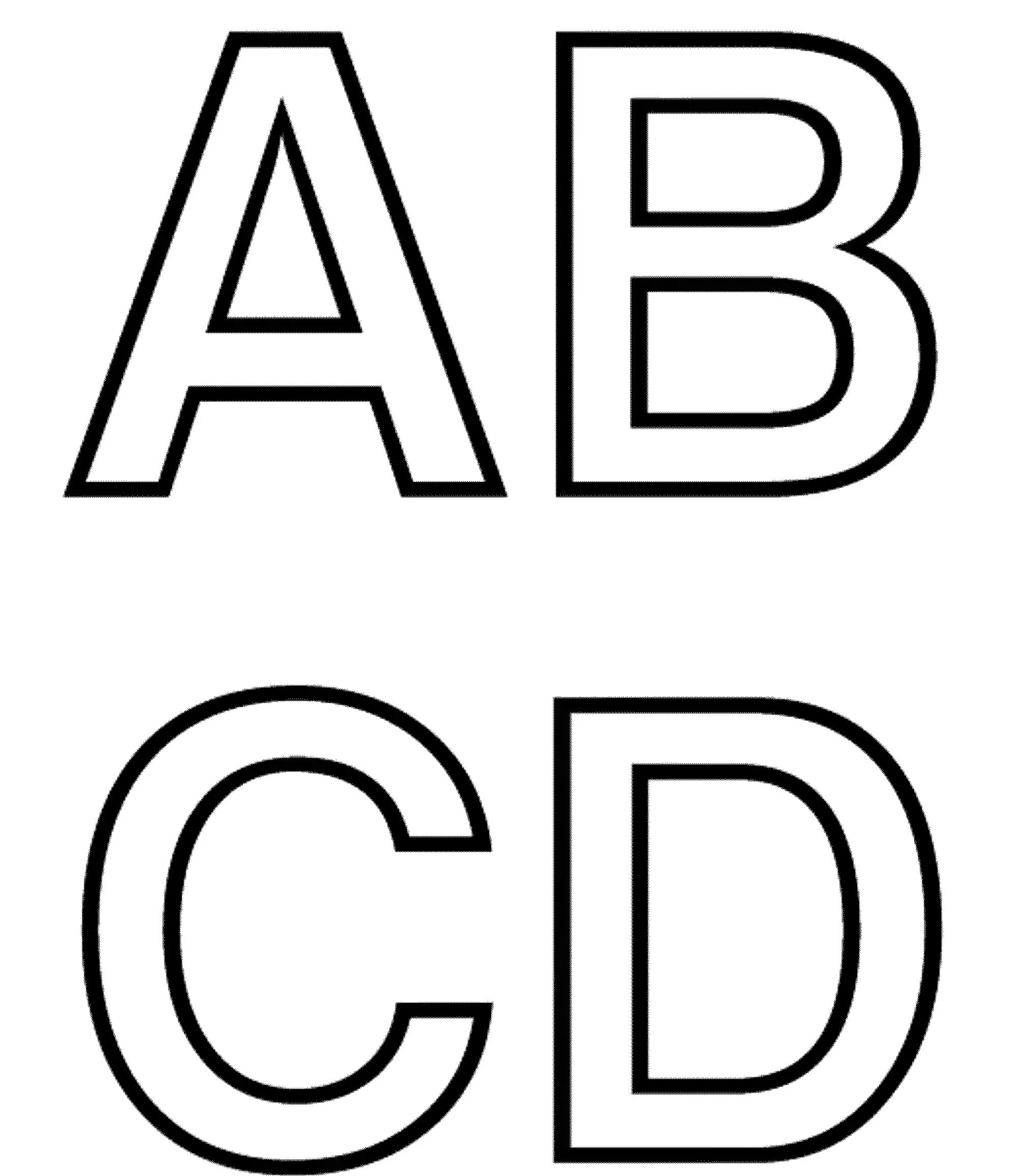 A b c abc
