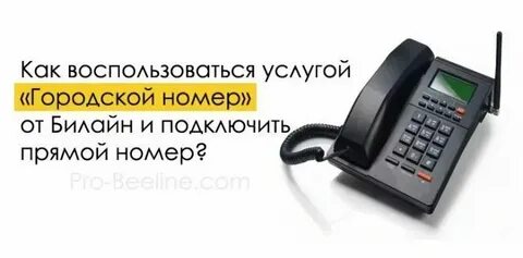 Городской номер варианты