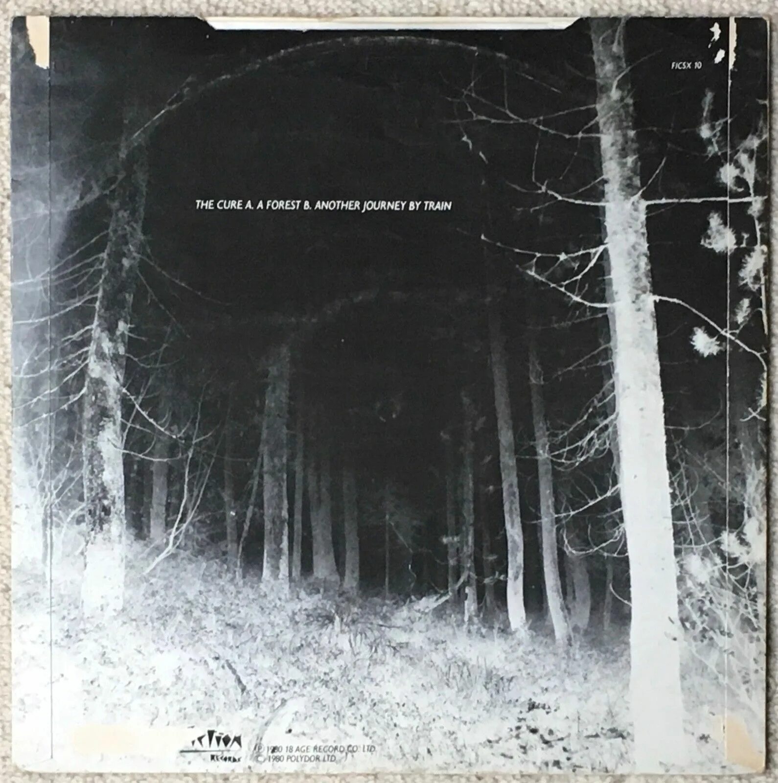 The cure forest. The Cure a Forest. The Cure - a Forest 1980 альбом. Cure a Forest табы. The Cure Vinyl a Forest.