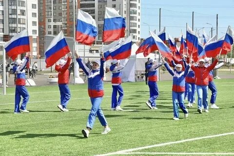 Открытие спортивного стадиона
