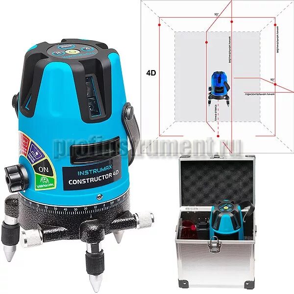 Laser level meter 3d 4d light
