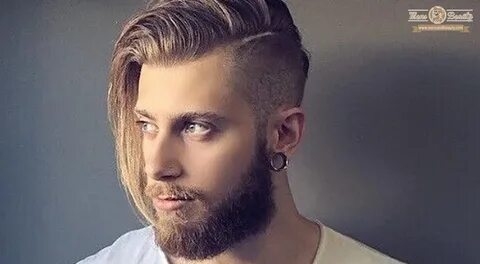 Длинные волосы по бокам коротко