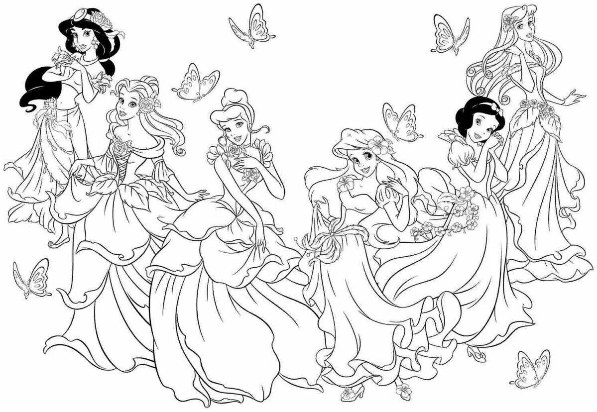 Walt Disney Characters Photo: Walt Disney Coloring Pages - Princess Ariel Colori