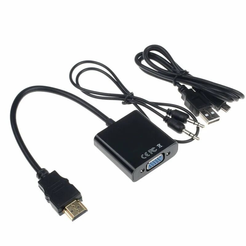 Hdmi vga для монитора. Адаптер hdmi - vga / aux. переходник hdmi vga jack 3.5. переходник vga на hdmi с аудио. адаптер-переходник-конвертер hdmi - vga - aux 3.5 jack переходник.