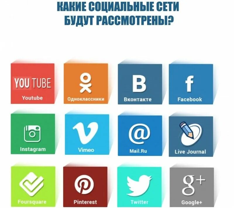 Найти приложение соцсетей