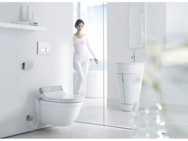 Сантехника в ванной комнате цена. Унитаз Duravit Starck 3. Duravit SENSOWASH. 2226590000 Starck 3. Duravit Starck 3 унитаз подвесной.