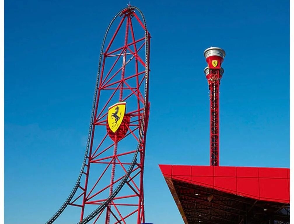 Феррари парк аттракционы. Порт Авентура Ferrari Land. Феррари парк Абу Даби аттракционы. Порт Авентура аттракционы Феррари. Горки Феррари в порт Авентура.