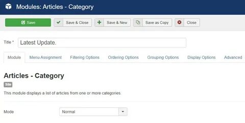 More options