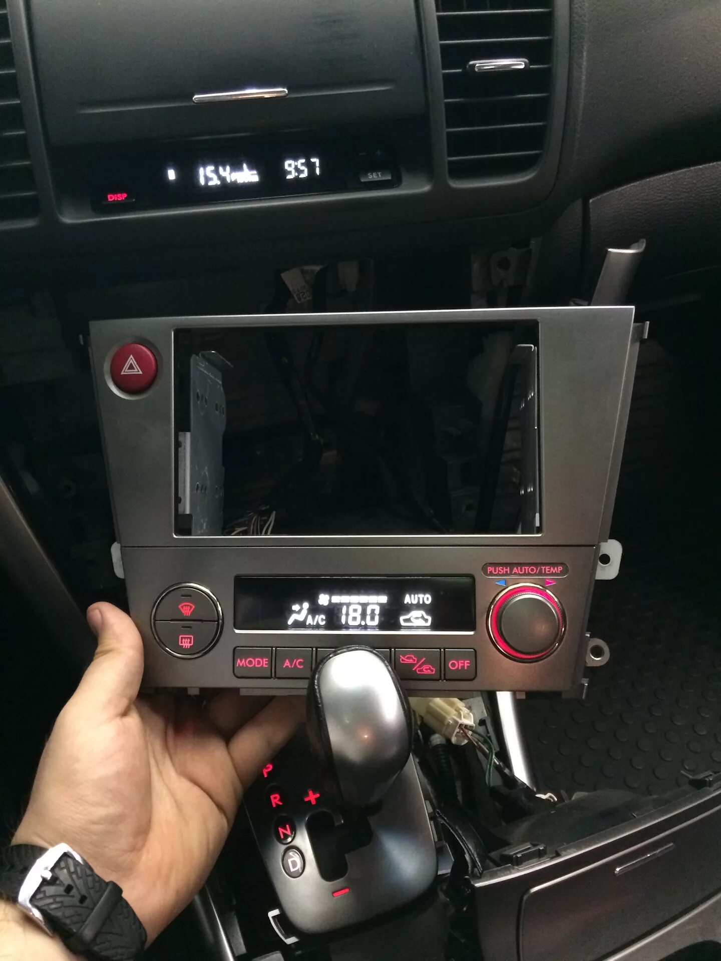 Установка 2din магнитолы + закончил работы со светом - Subaru Legacy (BL/BP), 2 
