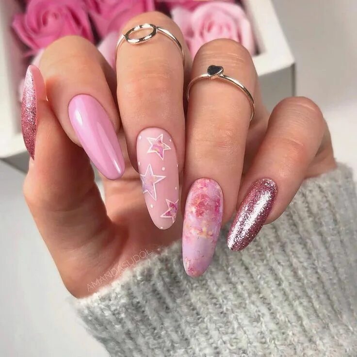 Маникюр - новинки и тренды - Фото OK.RU Acrylic nails, Nail art, Nail designs
