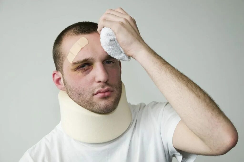 Injured man