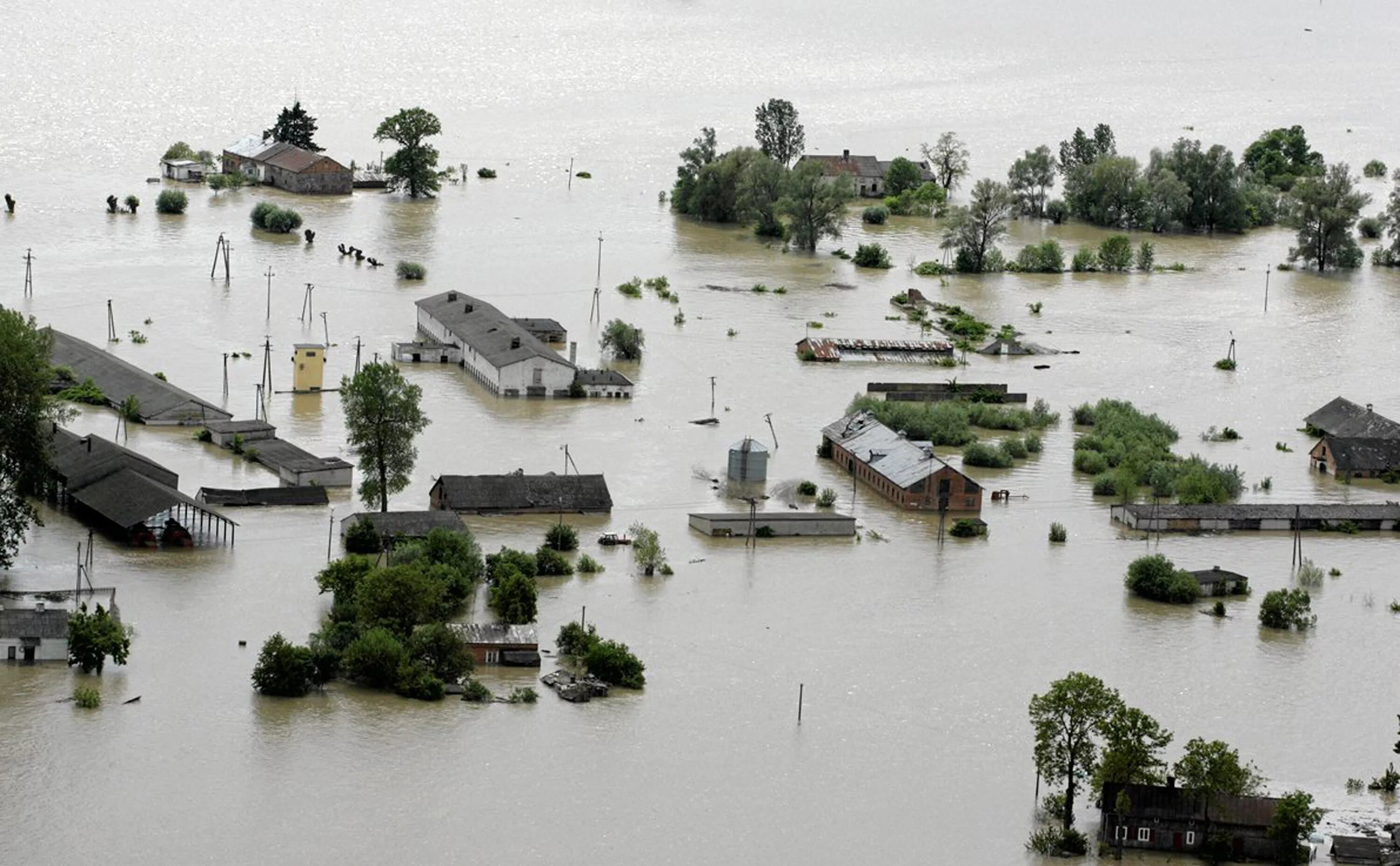 Flooded area