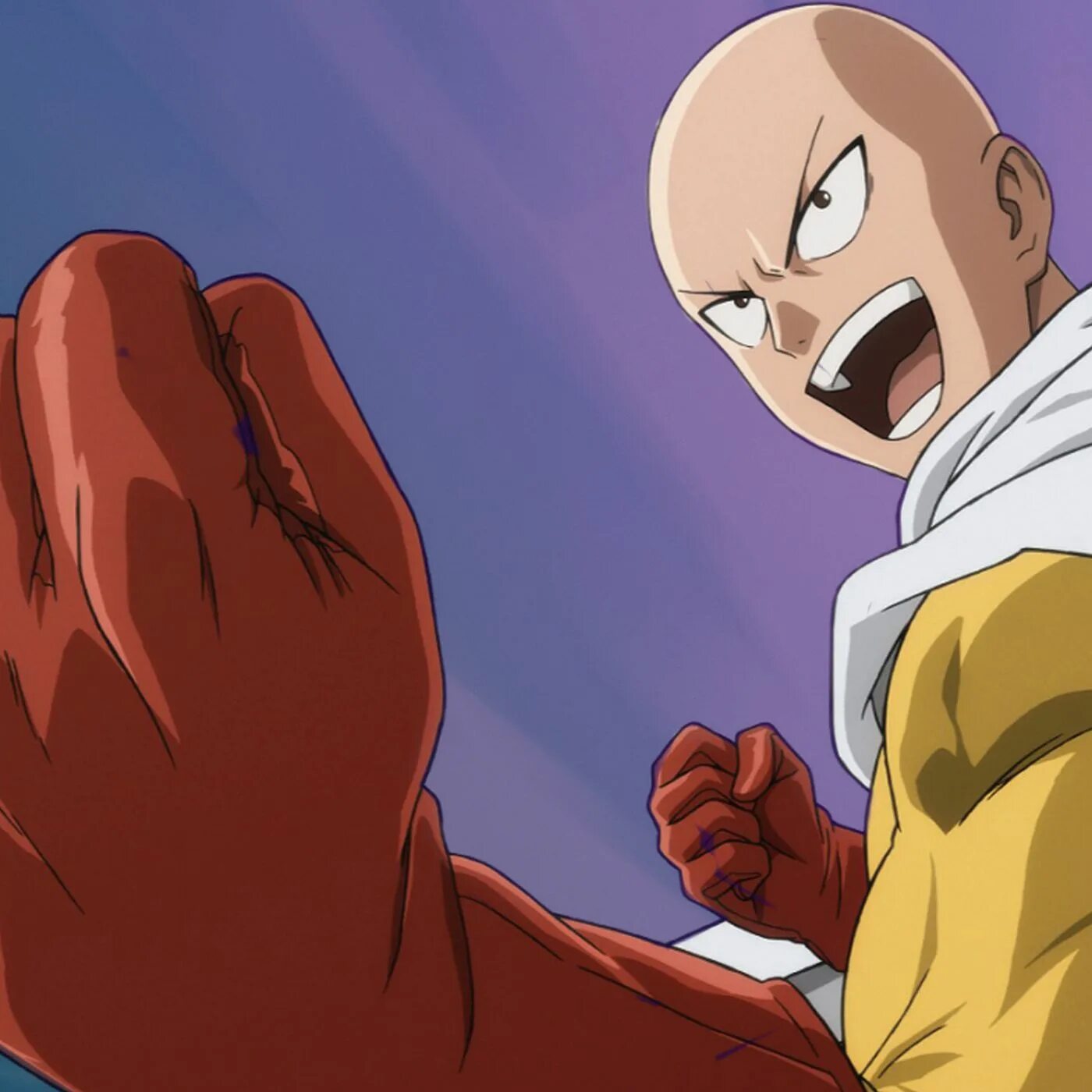 Сайтама в ярости. 1 Punch man. Saitama Art 4k. Punch away