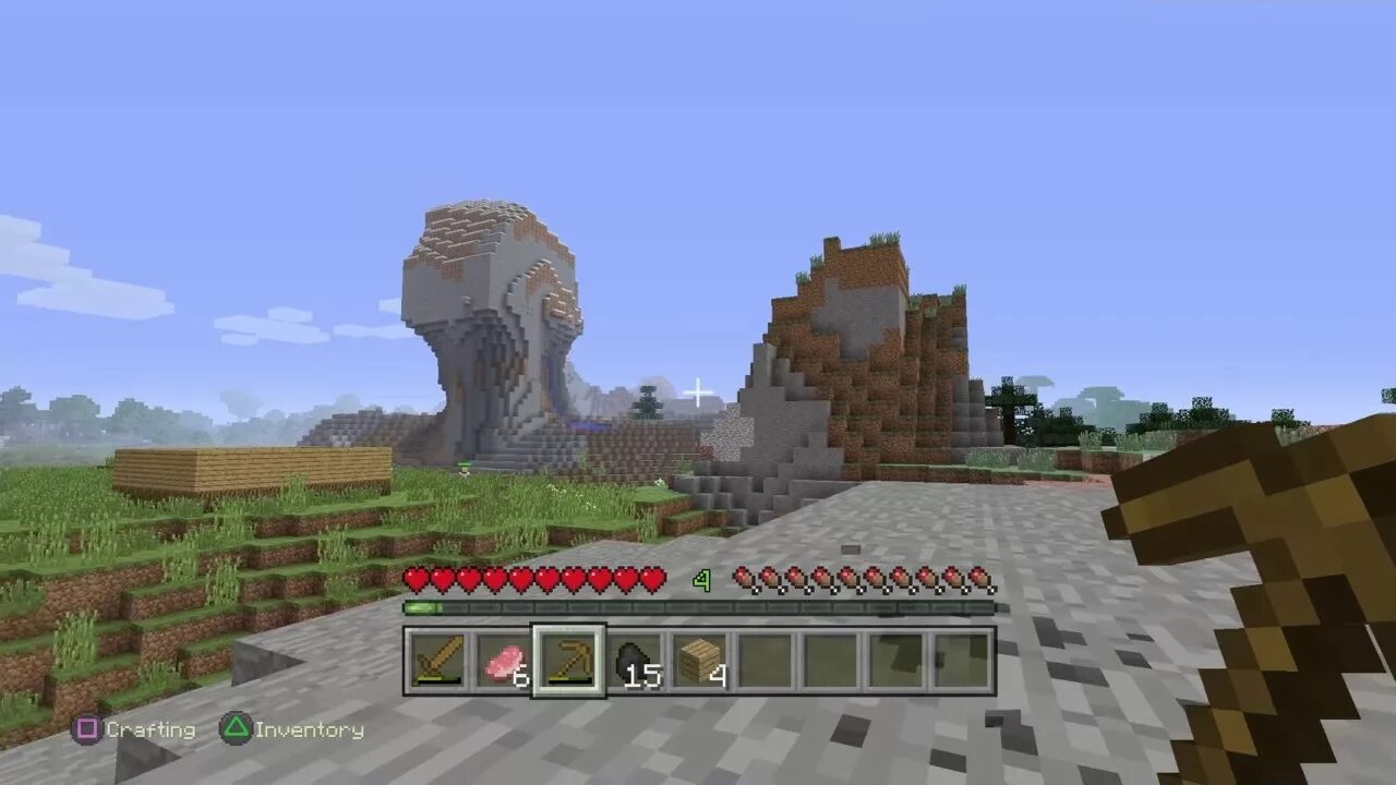 Minecraft gameplay