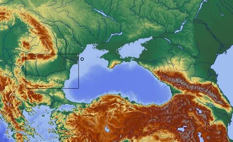 Рельеф черного моря