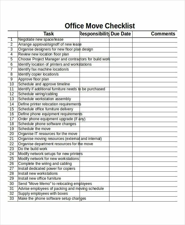 Office Checklist. Office Equipment Checklist. Checklist Template. Template for check list.
