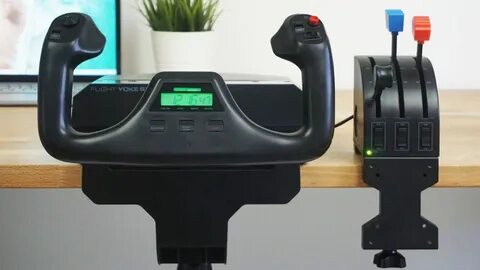 Logitech flight yoke system