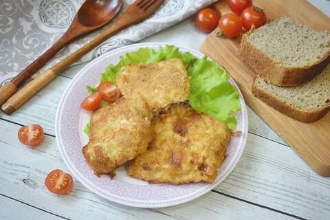 Минтай в сухарях