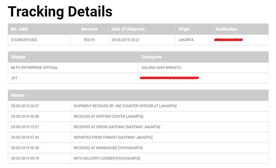 Tracking details. Названия для detail. Details of tracks.