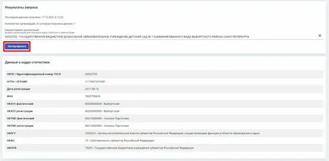 Узнать какую отчетность сдавать в статистику