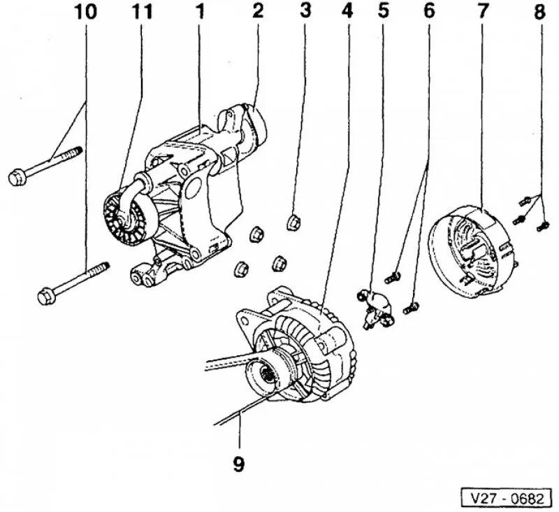 Болты генератора Пассат б6. Болт крепления генератора Фольксваген Пассат б3. Болт крепления генератора Пассат b5. Крепление генератора Пассат б3 1.8.