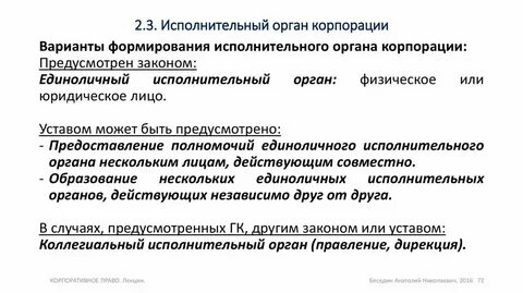 Что значит единоличного исполнительного органа