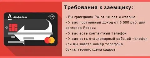 Альфа банк кредит без отказа