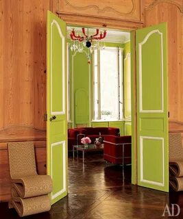 Green doors
