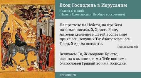 6 неделя поста