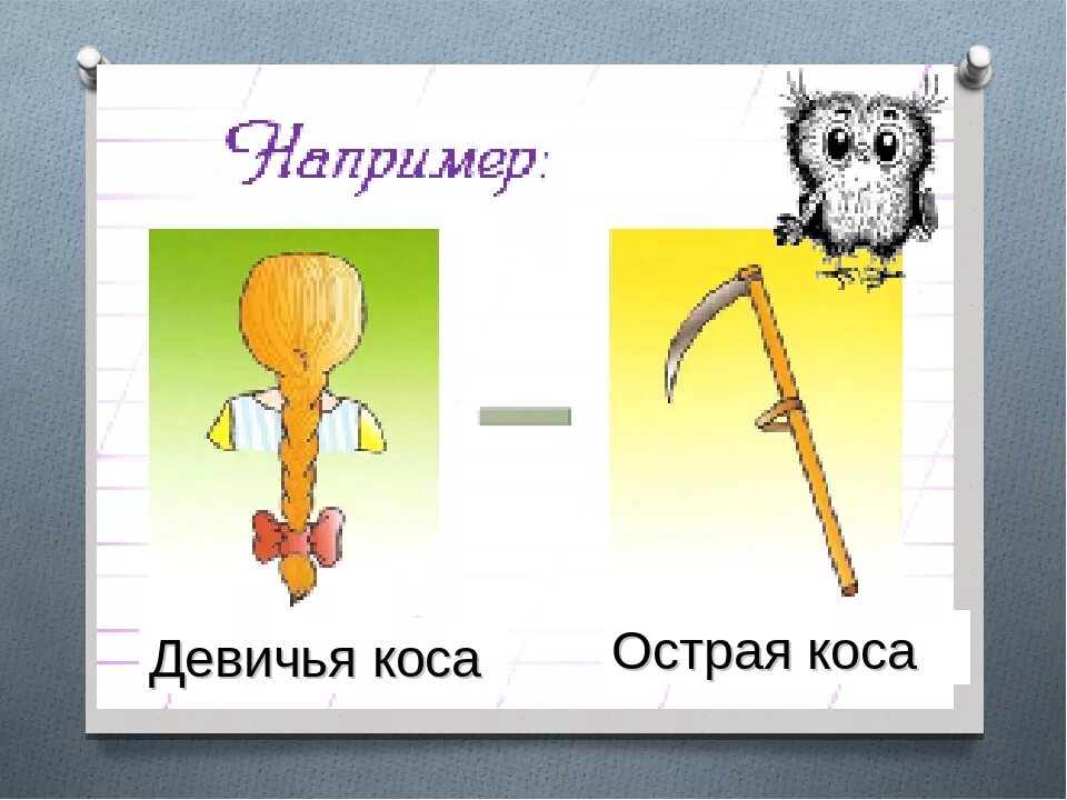 Значение слова коса. Омонимы. Слова омонимы примеры. Омонимы примеры в картинках. Омонимы рисунки.