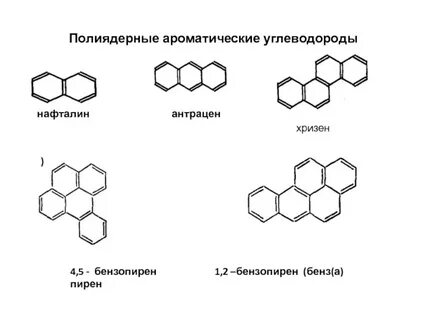 Ароматический углеводород структурная формула