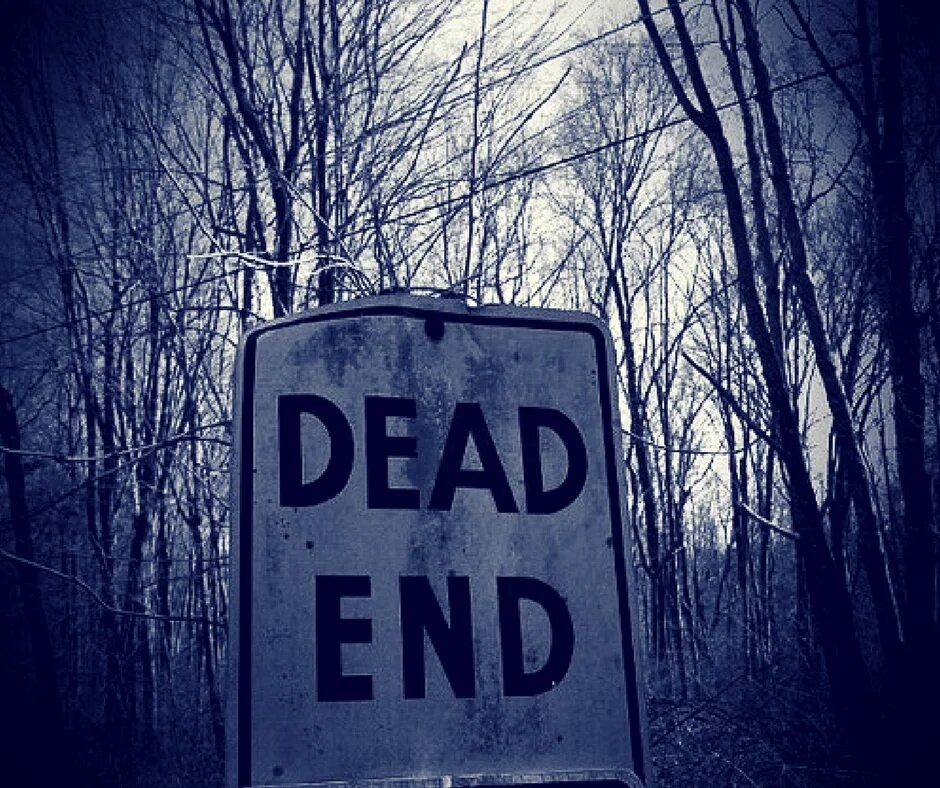 Not the end. Dead end. Дорожный знак end. Надпись Dead end. The end.