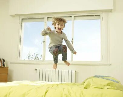 Jumping on the bed