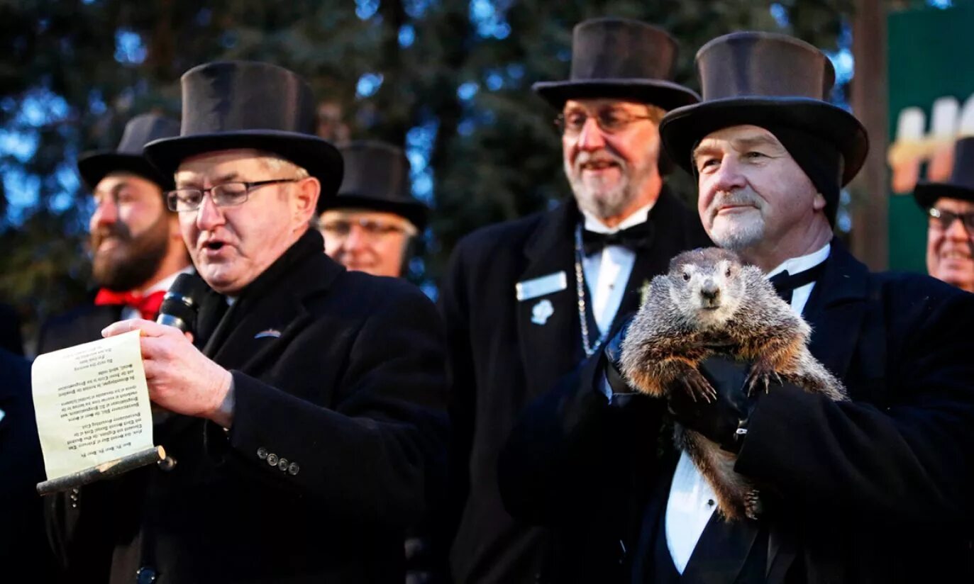 Groundhog Day праздник. Сурок Фил из Панксатони. День сурка фестиваль. День сурка в США. Знаменитый фил из панксатони 5 букв