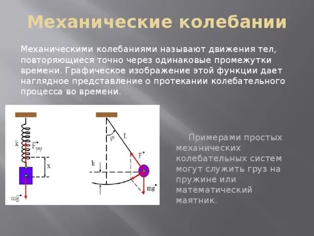 Колебательное движение это повторяющийся. Механические колебания. механические колебания тел. механическое движение колебания. колебательное движение механические колебания.