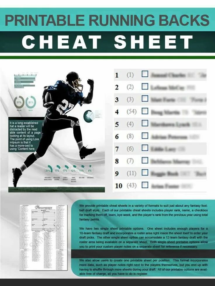 Options sheets