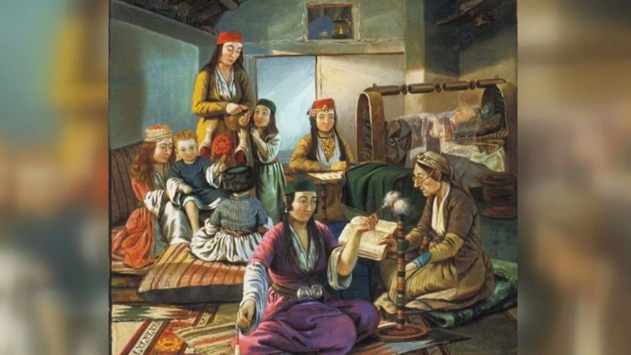 Татарский разговор. Картины крымскотатарских художников. крымские татары картина. крымскотатарский художник. татары картины.