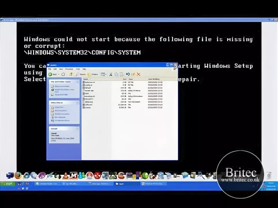 Configuration file is missing. Windows xp could not start because the following file is missing or corrupt windows system32 config system. system config art. systemb of thevdown.