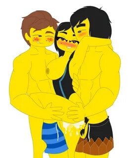 Rule 34 - anthro cole (ninjago) jay (ninjago) lego ninjago nya (ninjago) 54...
