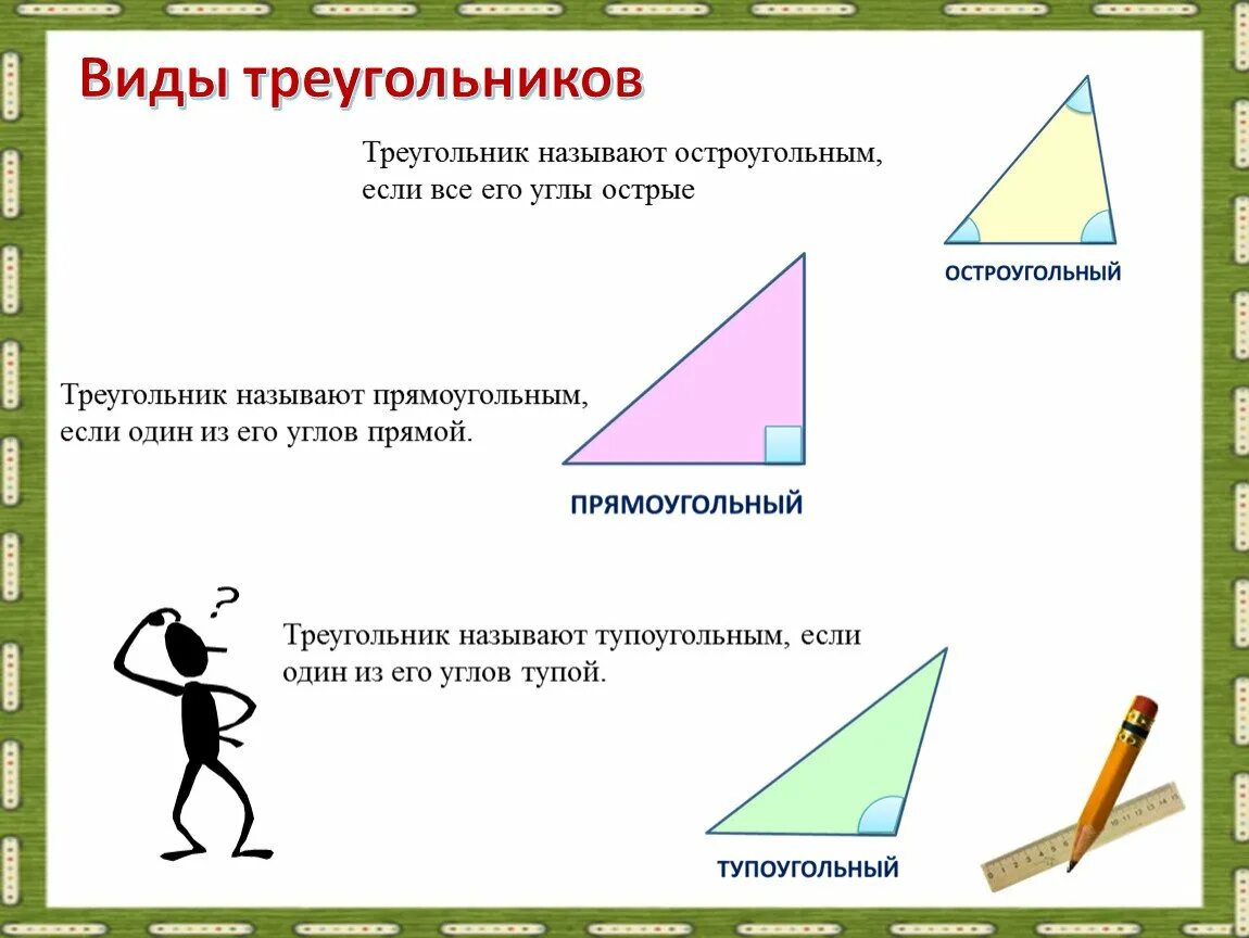 Треугольник не является прямоугольным. Остроугольный прямоугольный и тупоугольный треугольники 7 класс. название тупоугольных треугольников. тупоугольный треугольник. треугольник называют тупоугольным если.